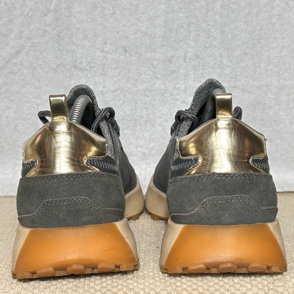 Steve Madden Womens Grey Wealthy Knit Casual Fashion Sneakers Shoes SZ 9M - Picture 4 of 11